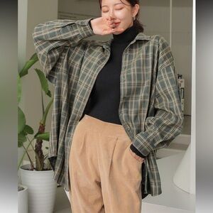 Plaid Oversized Shirt